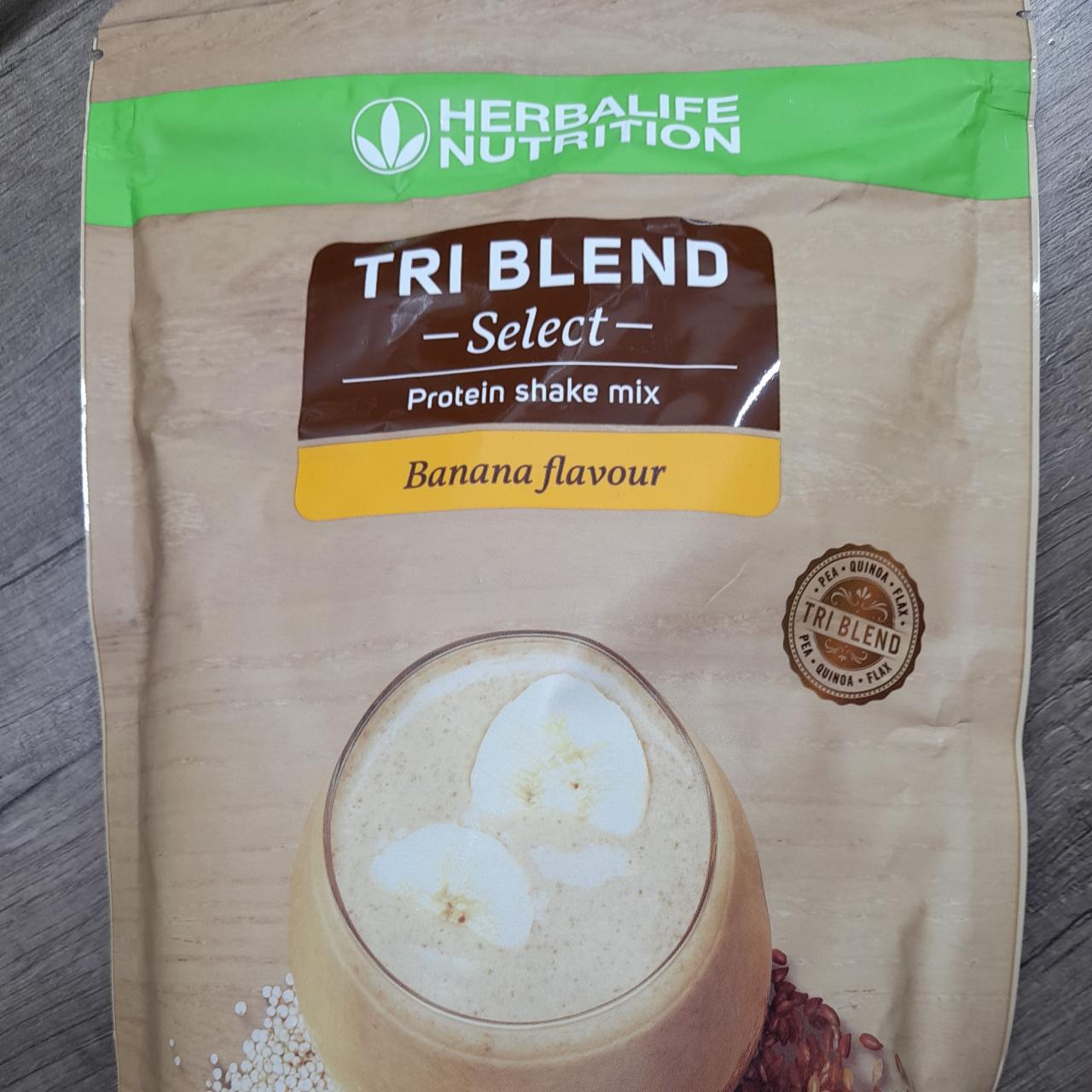 Fotografie - Tri Blend Select Protein shake mix Banana flavour Herbalife Nutrition