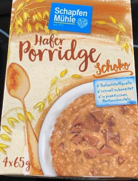 Fotografie - Hafer Porridge Schoko Schapfen Mühle