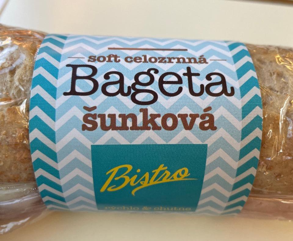 Fotografie - Bageta šunková soft celozrnná Bistro