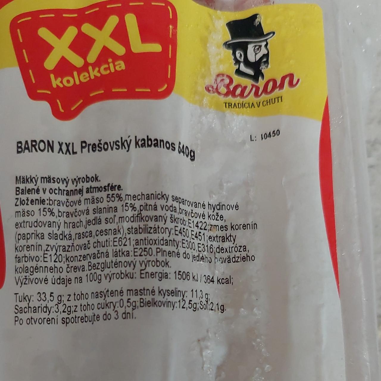 Fotografie - Prešovský kabanos Baron XXL