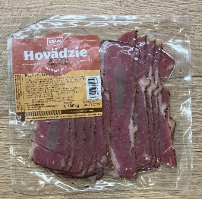 Fotografie - Hovädzie Pastrami krájané Krava & Co