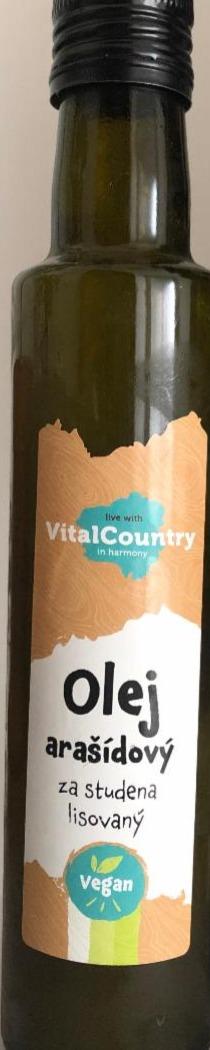 Fotografie - Olej arašídový za studena lisovaný VitalCountry