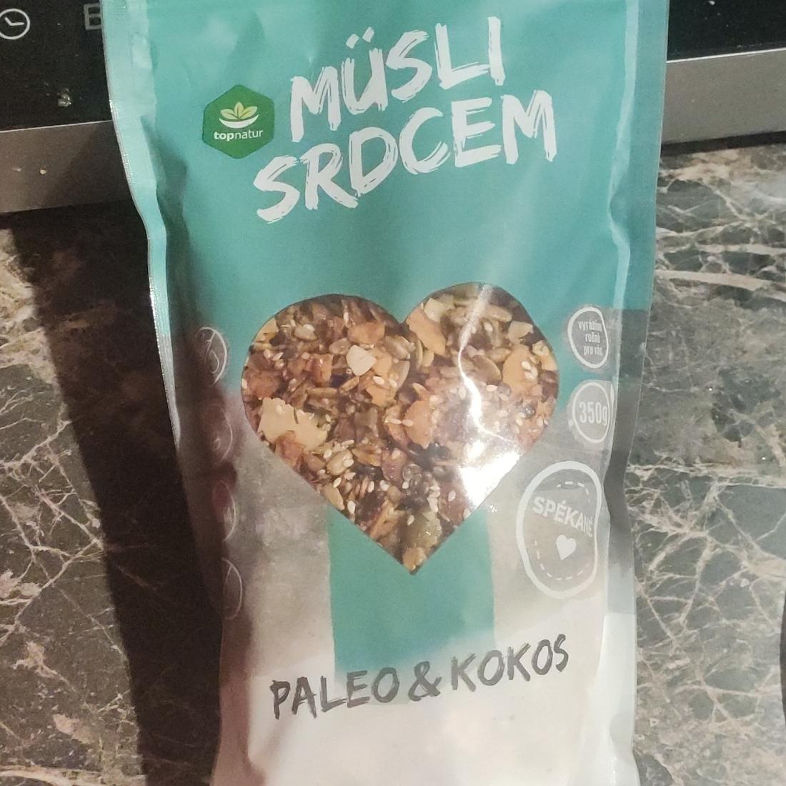 Fotografie - Müsli srdcom paleo & kokos Topnatur