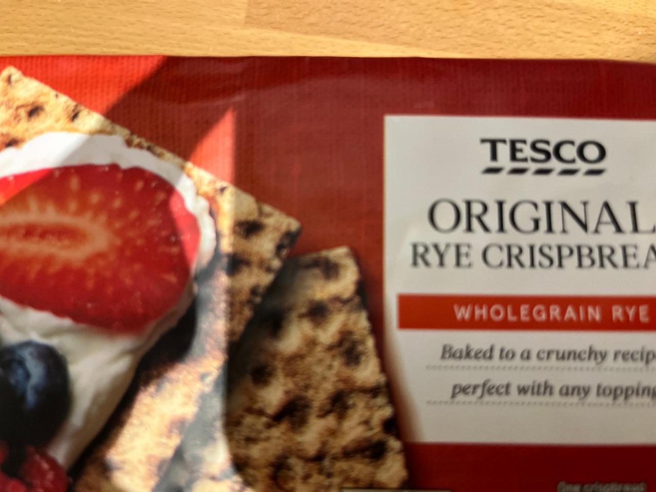 Fotografie - original rye crispbread tesco