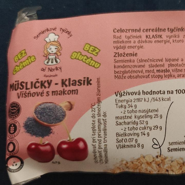 Fotografie - Müsličky - Klasik Višňové s makom od Noriky