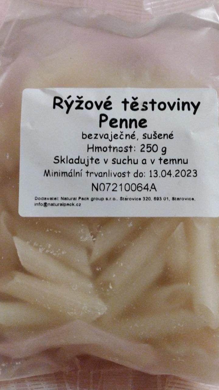 Fotografie - ryzove cestoviny penne 250g