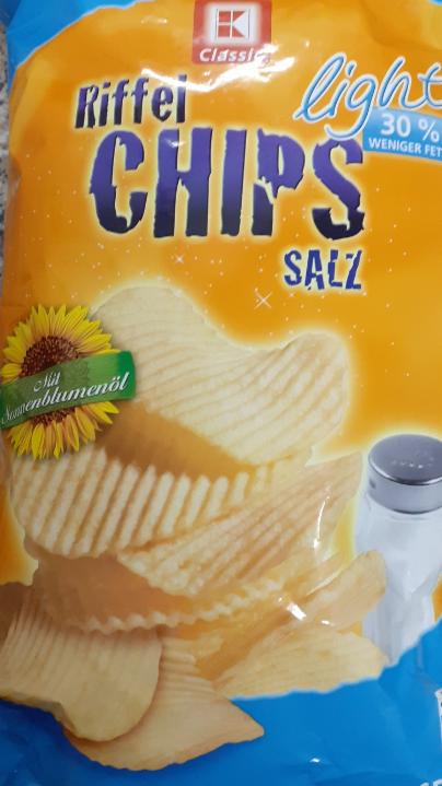Fotografie - Geriffelte Salz chips Light K-Classic