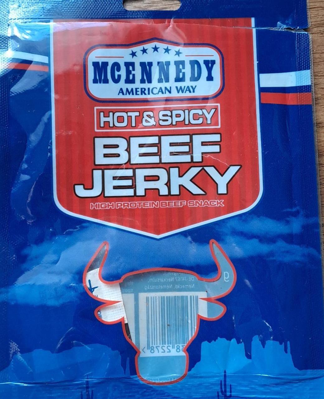 Fotografie - Beef Jerky hot & spicy Mcennedy