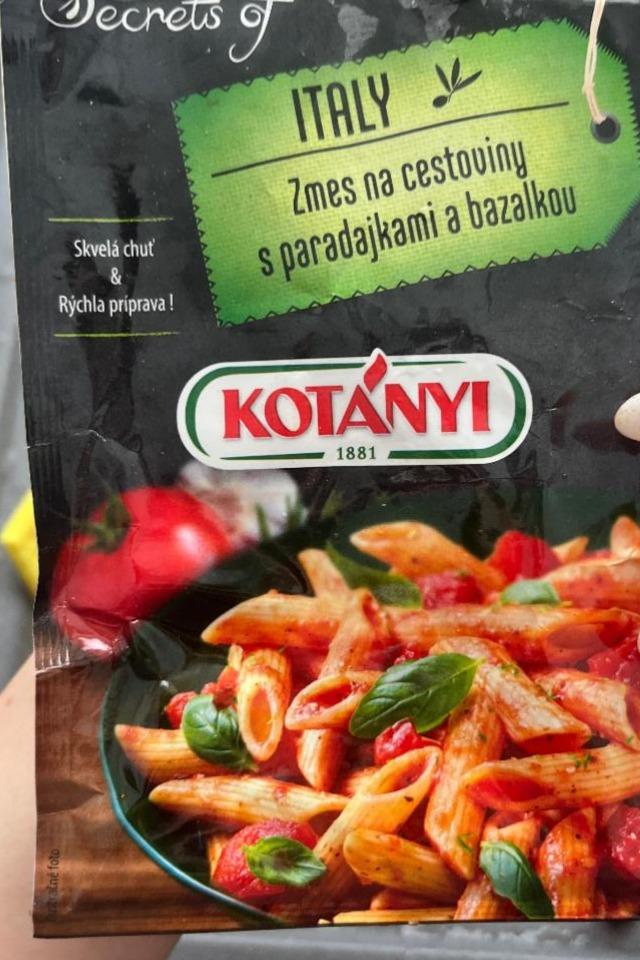 Fotografie - Kotanyi zmes s paradajkami a bazalkou 
