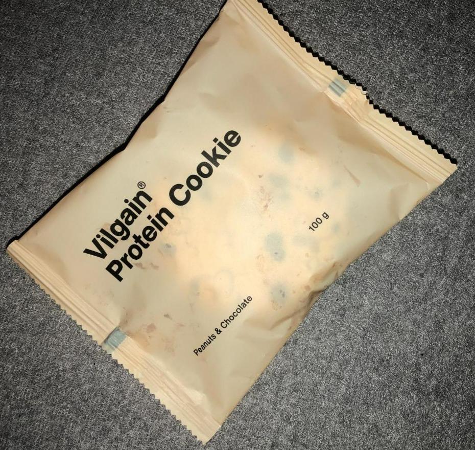 Fotografie - Protein Cookie Peanuts & Chocolate Vilgain