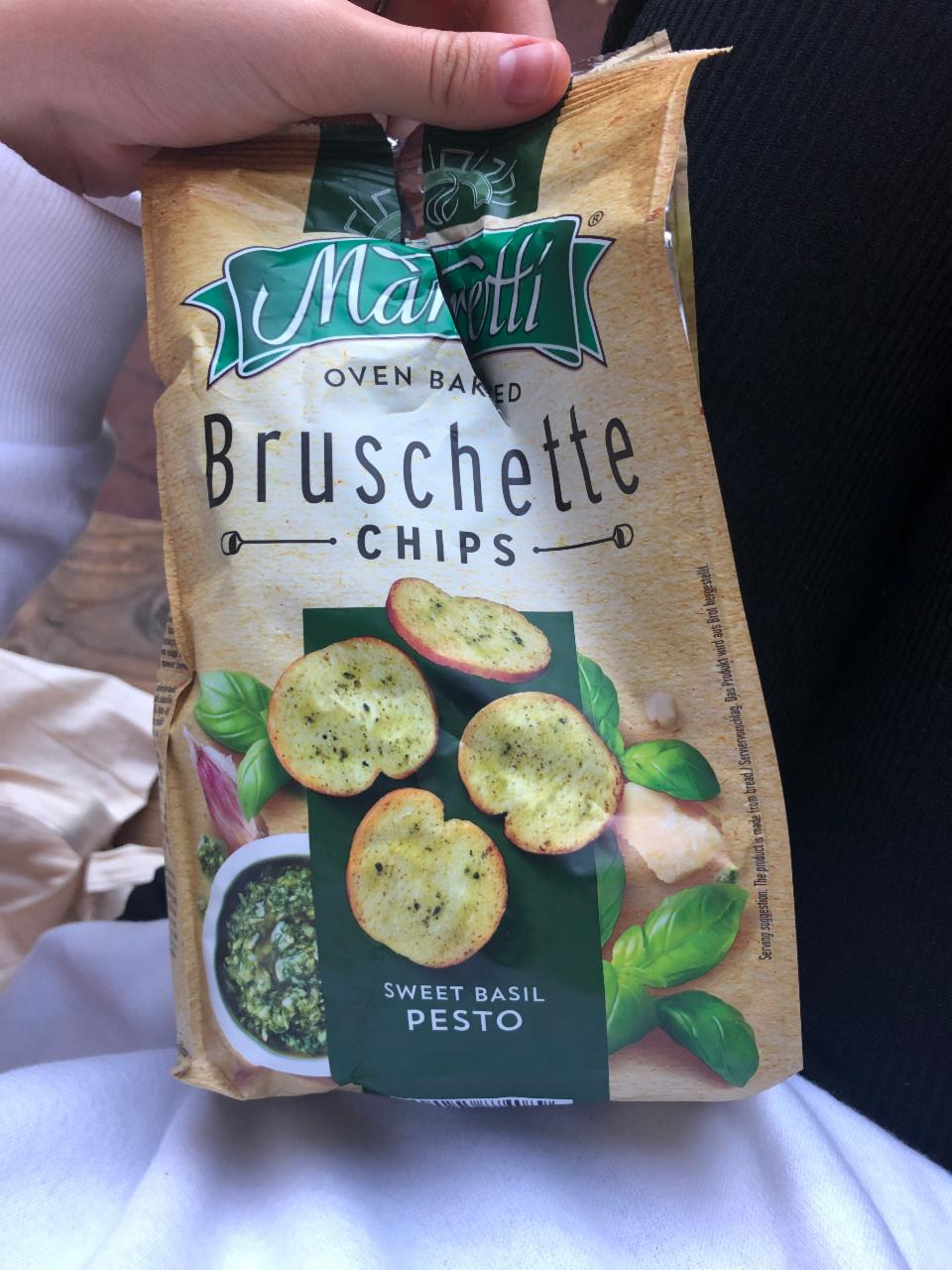 Fotografie - Maretti Bruschette Chips Sweet Basil Pesto