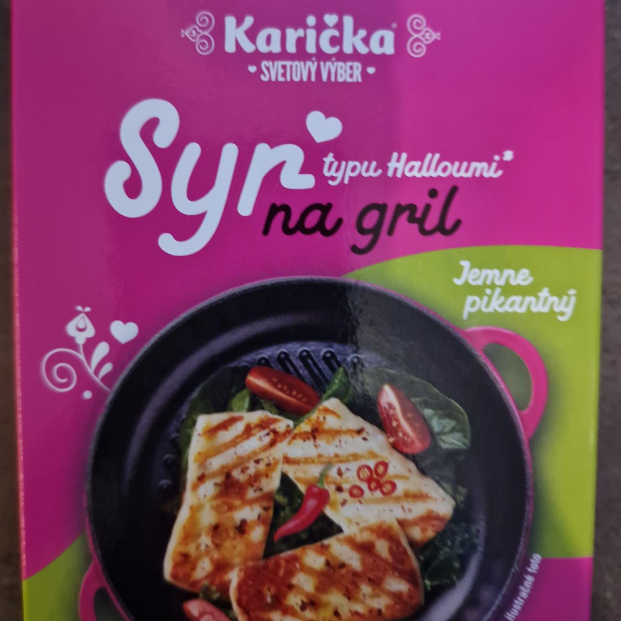 Fotografie - Syr na gril typu Halloumi jemne pikantný Karička