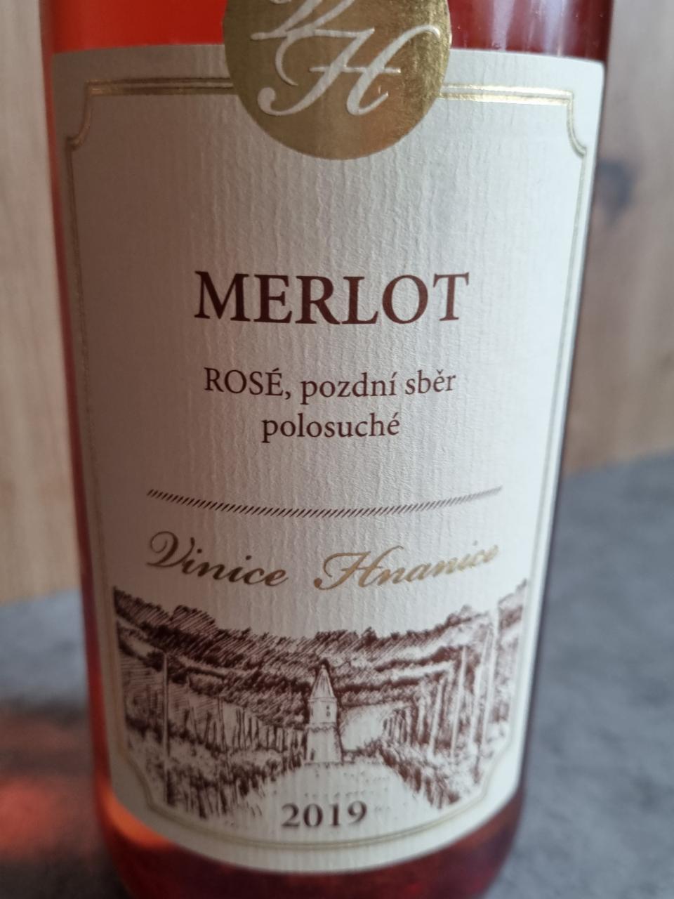 Fotografie - Merlot rose 2019 pozdní sběr suché