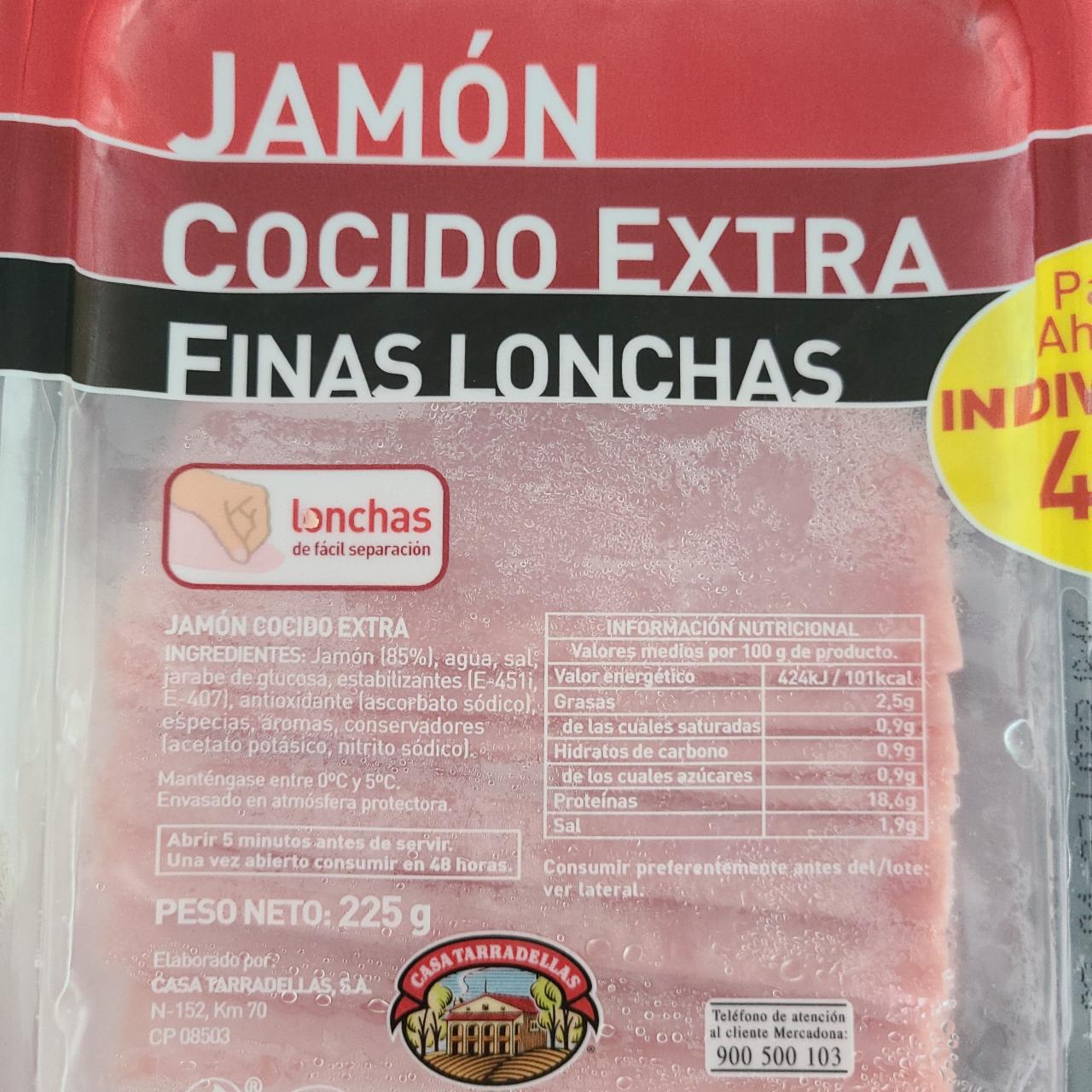 Fotografie - Jamón cocido extra Hacendado