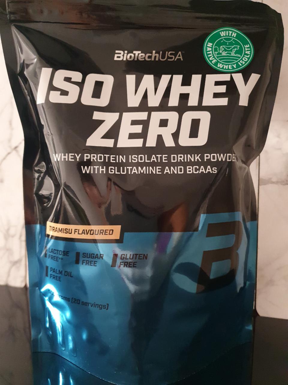 Fotografie - BioTechUSA Iso Whey Zero Tiramisu