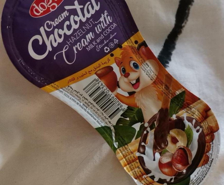 Fotografie - Cream Chocolat Hazelnut cream with Milk and Cocoa Dogtat