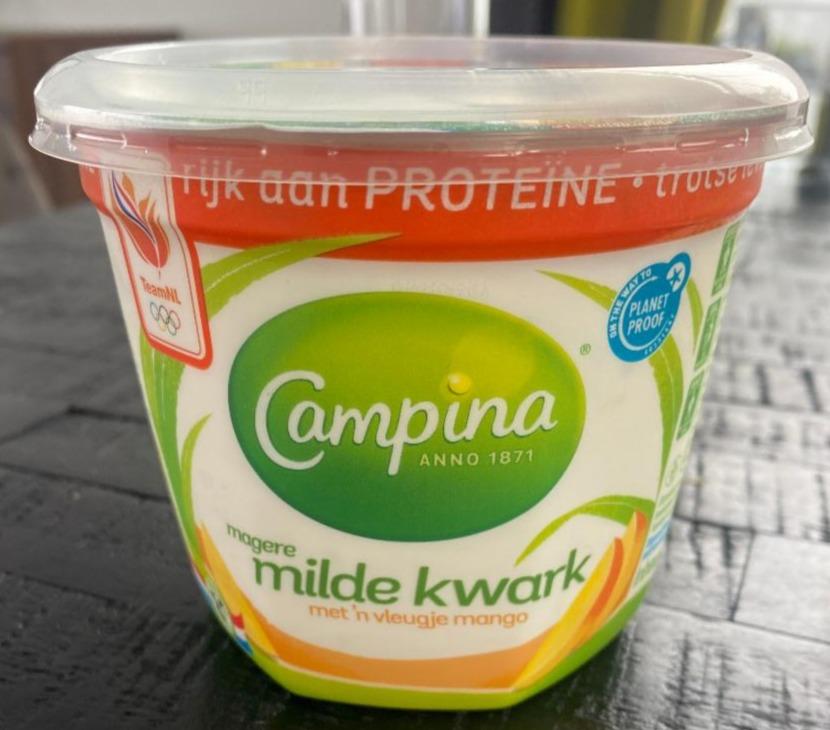 Fotografie - campina milde kwark met ‘n vleugje mango