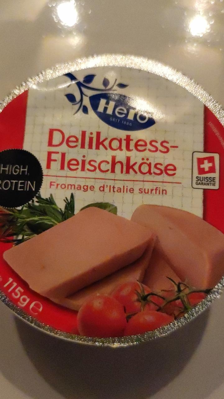 Fotografie - delikatess Fleischkäse hero