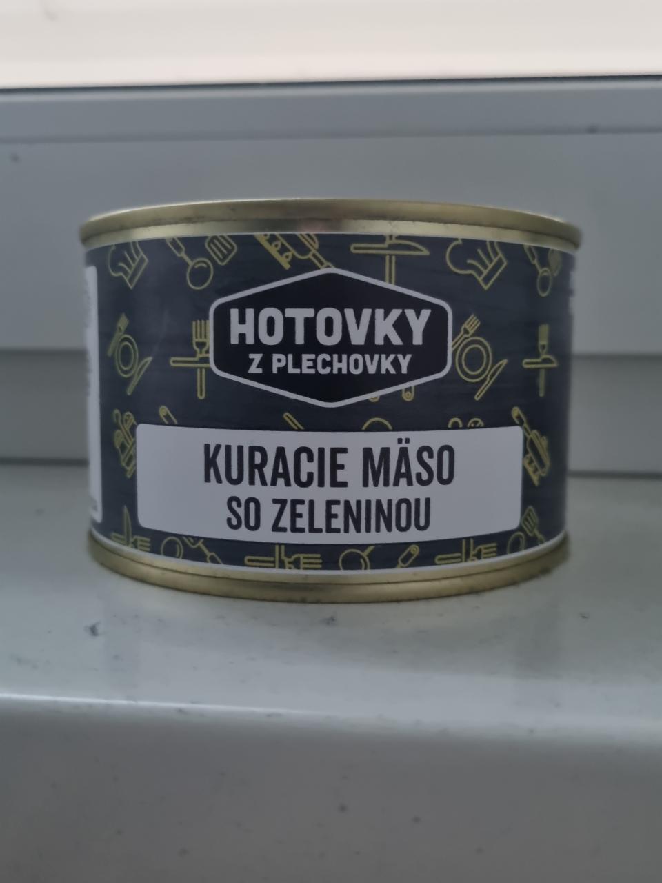 Fotografie - Kuracie mäso so zeleninou (hotovky z plechovky)