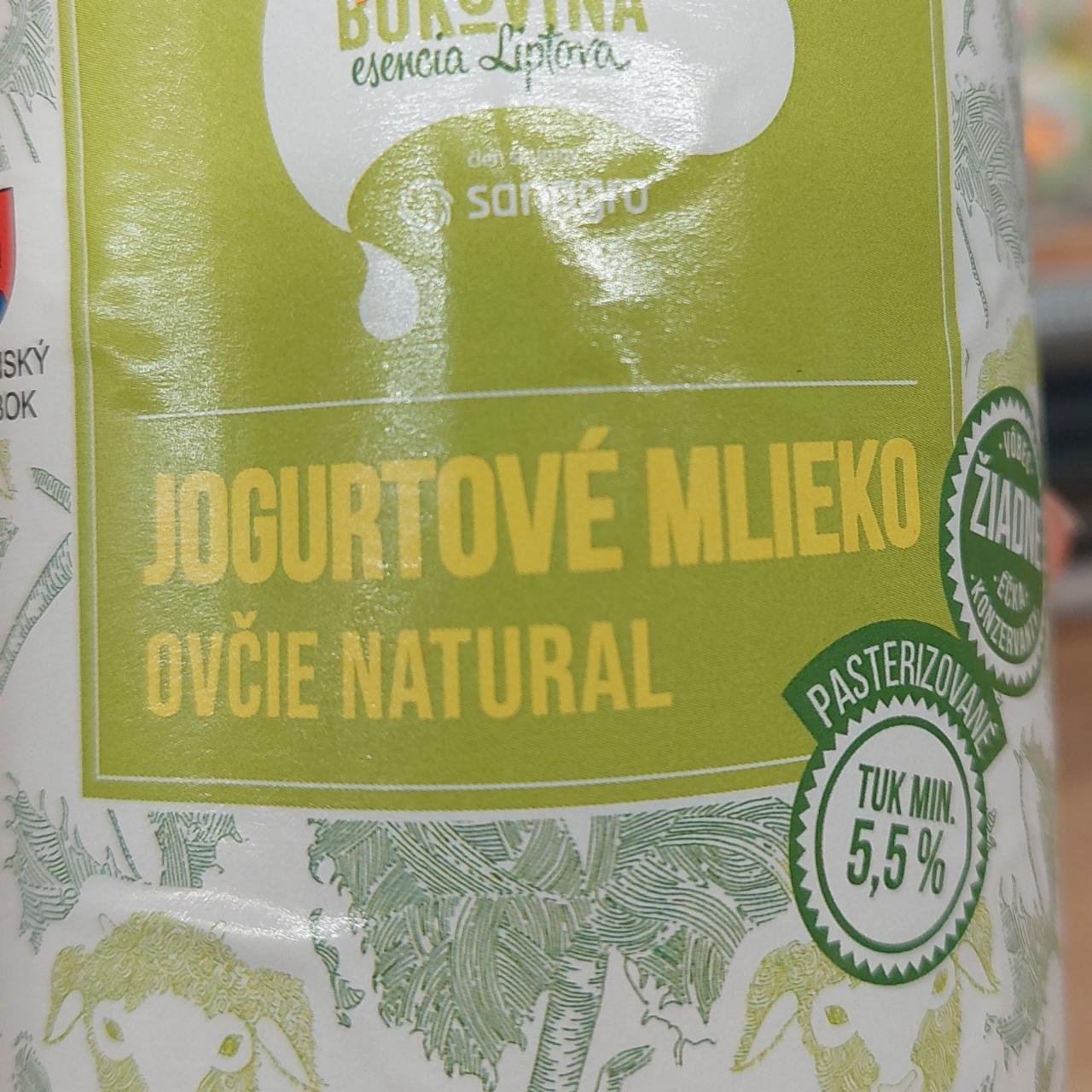 Fotografie - Jogurtové mlieko ovčie natural Bukovina