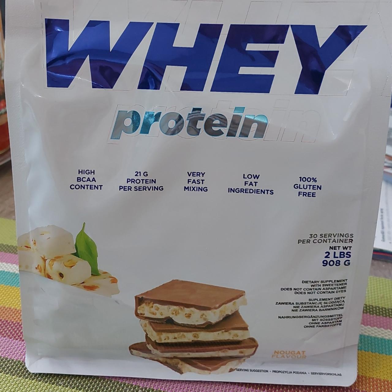 Fotografie - Whey protein allnutrition nugat flavour
