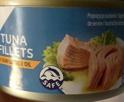 Fotografie - Tuna fillets in sunflower oil K-Classic