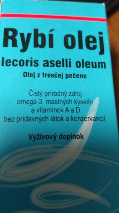 Fotografie - rybí olej lecoris aselli oleum