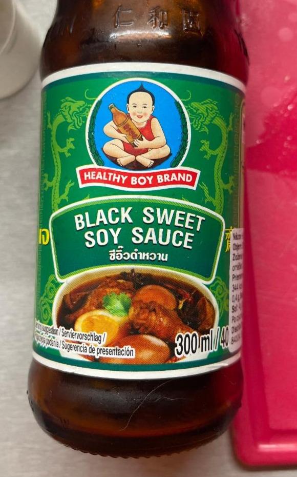 Fotografie - Black Sweet Soy Sauce Healthy boy brand
