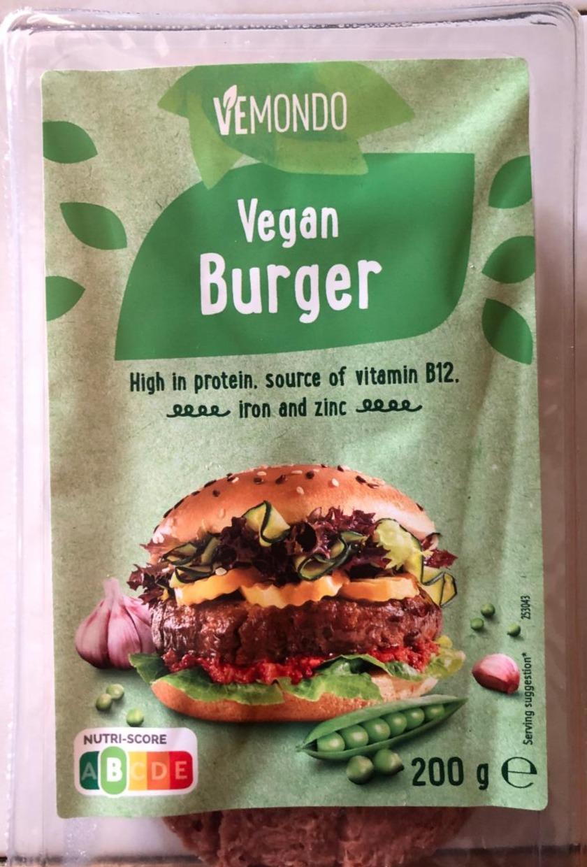 Fotografie - Vegan Burger Vemondo