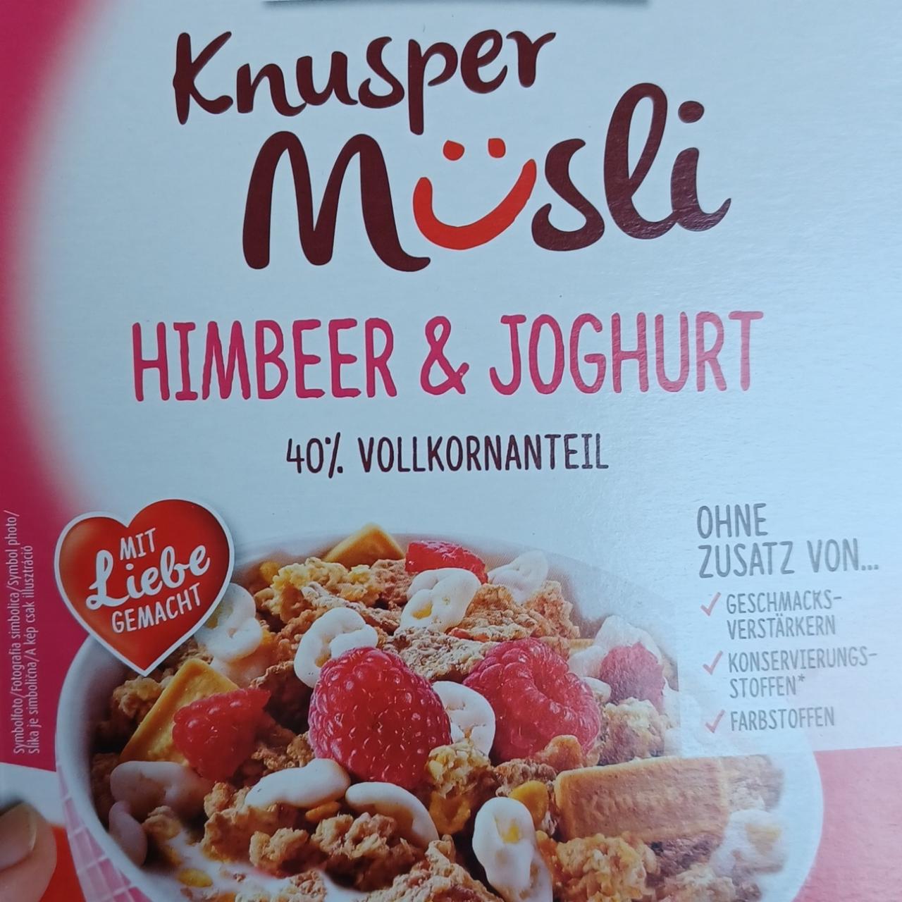 Fotografie - Knusper Müsli Himbeer & Joghurt Knusperli