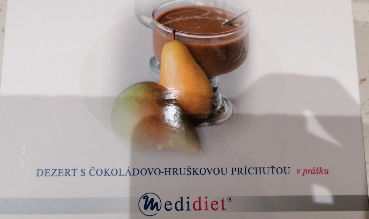Fotografie - medidiet cokoladovohruskovy dezert