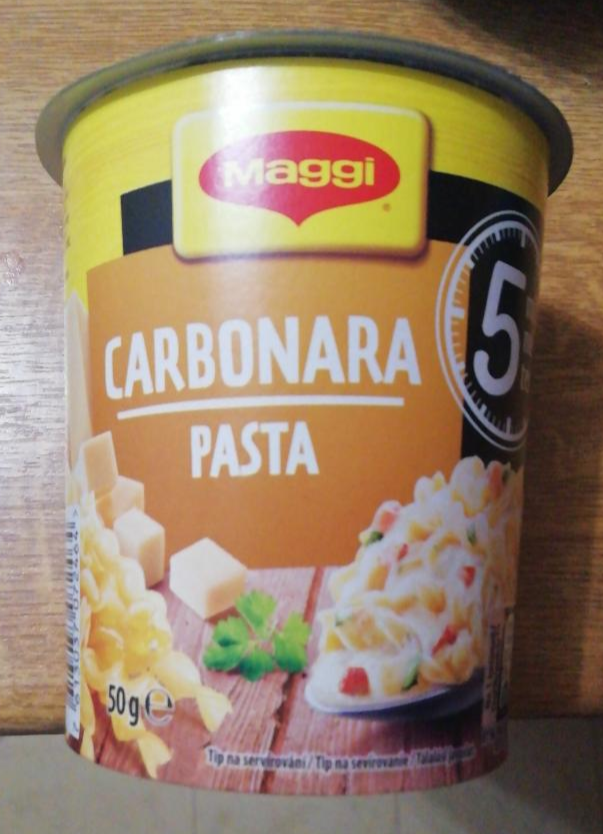 Fotografie - Maggi carbonara 5 minutes