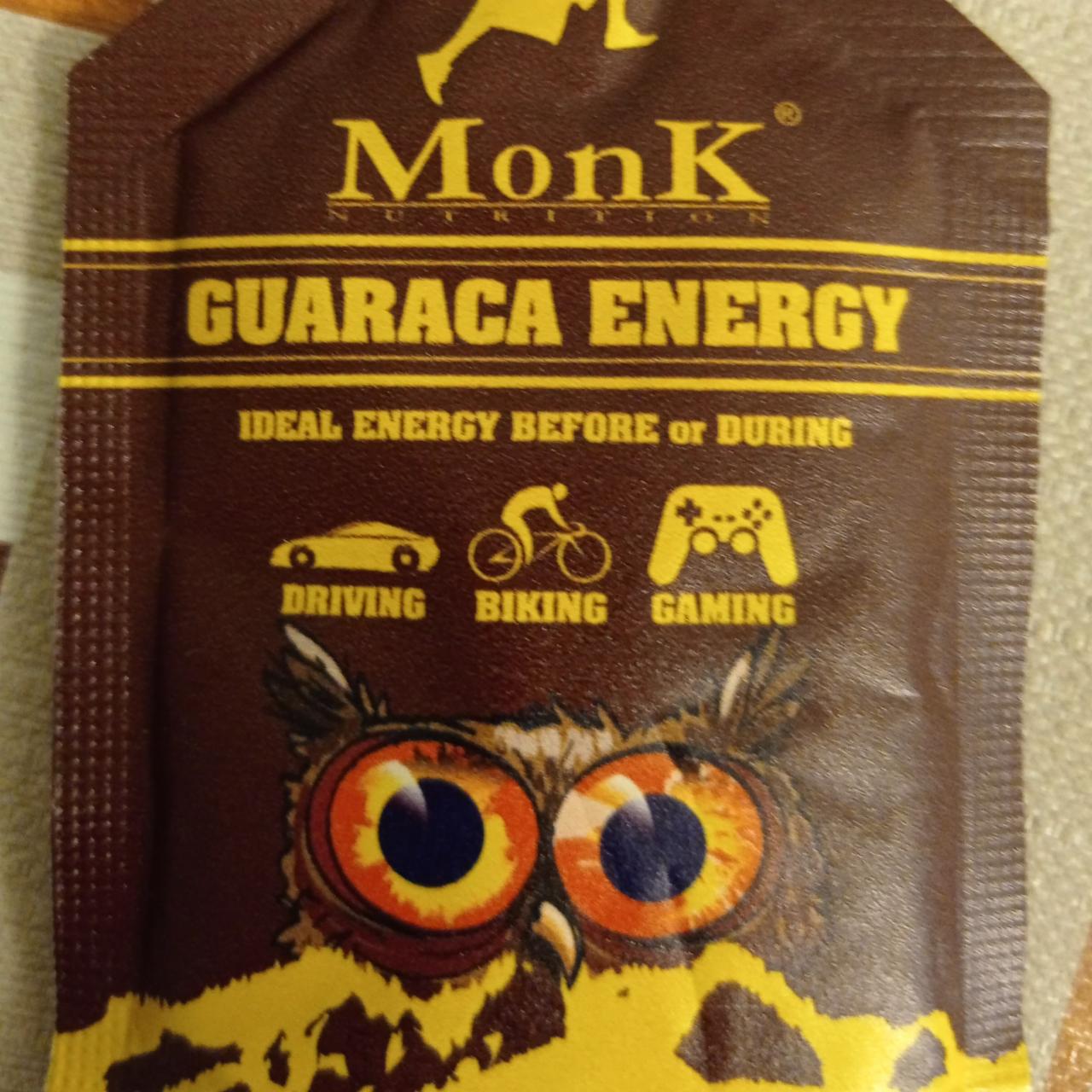 Fotografie - guaraca energy gel Monk