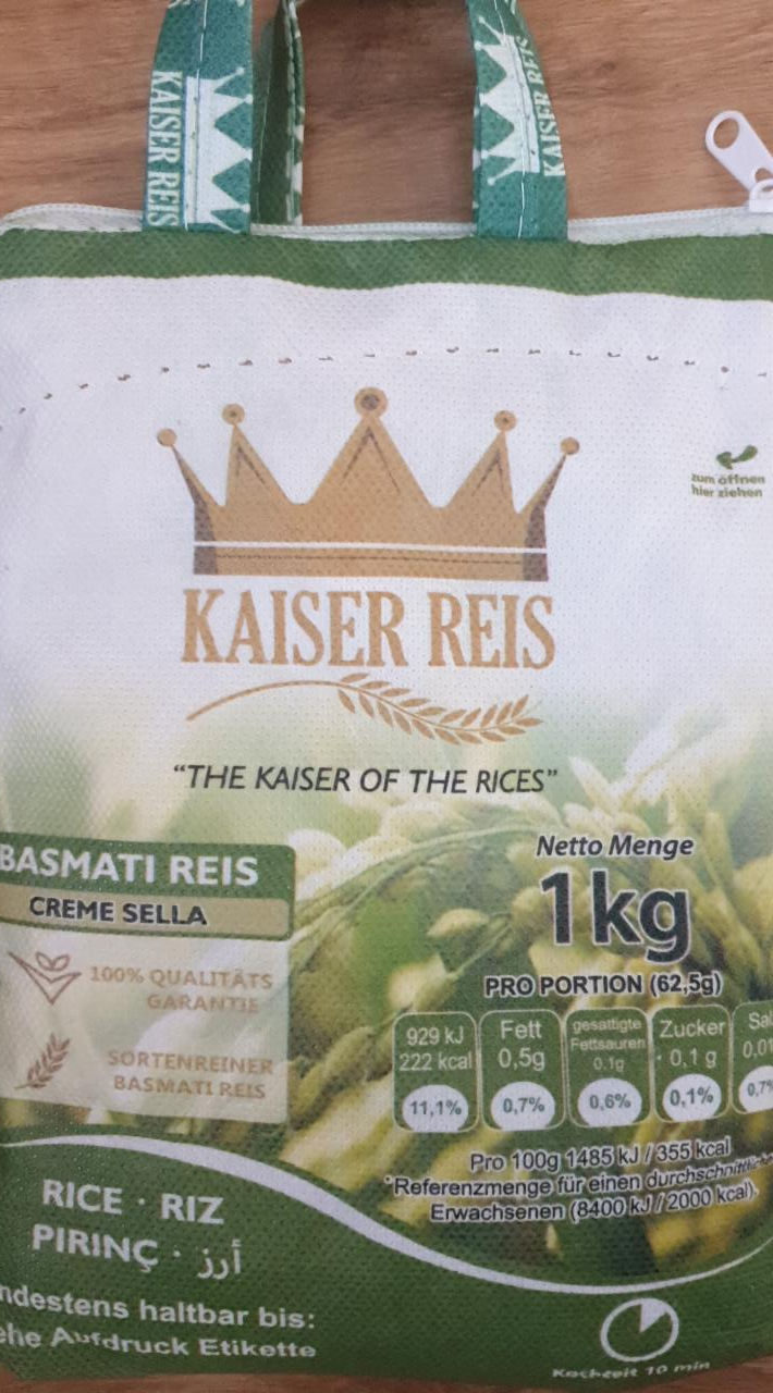 Fotografie - Basmati reis Kaiser reis