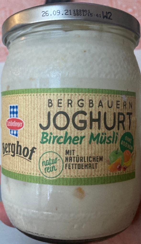 Fotografie - Bergbauern JOGHURT Bircher Müsli