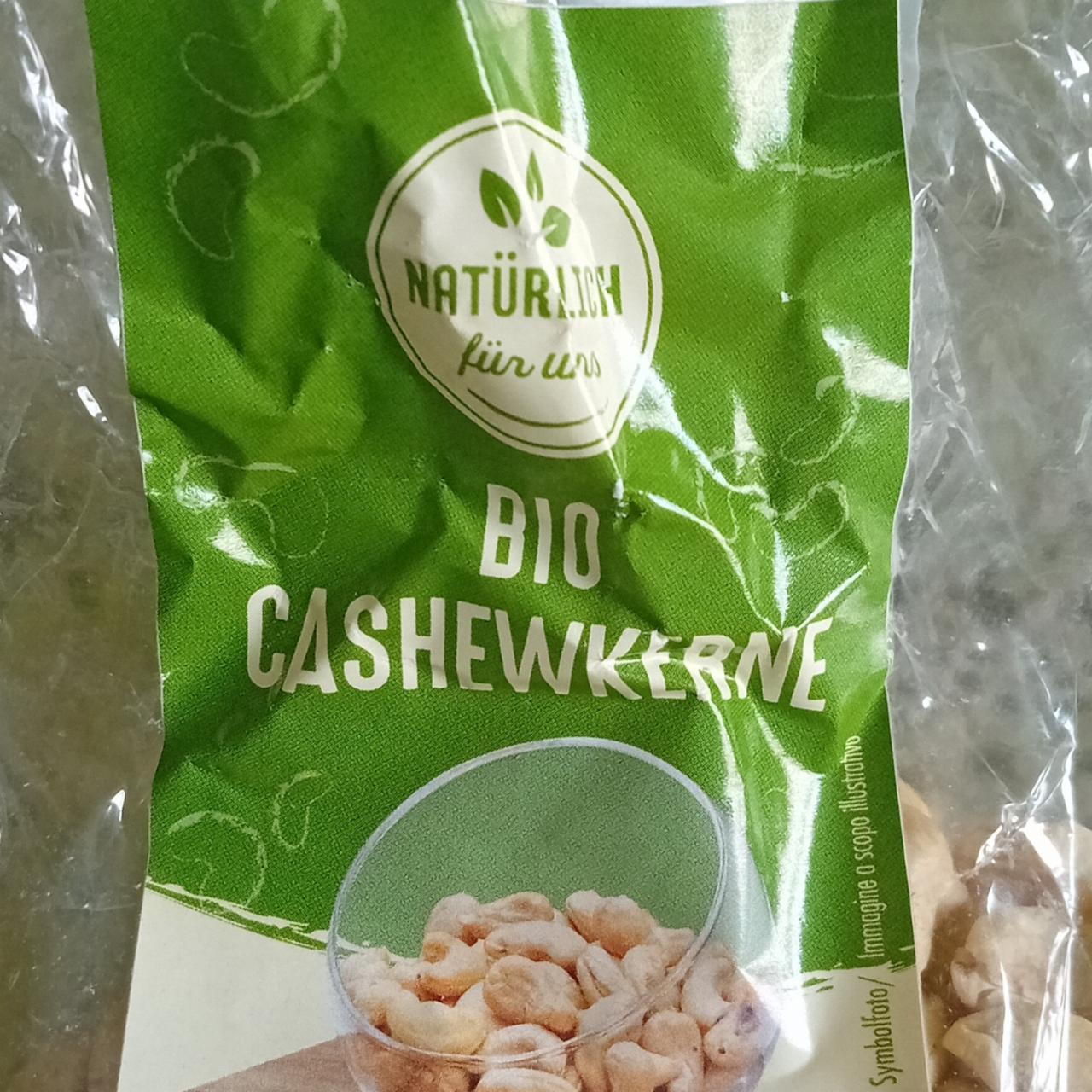 Fotografie - Bio Cashewkerne Natürlich