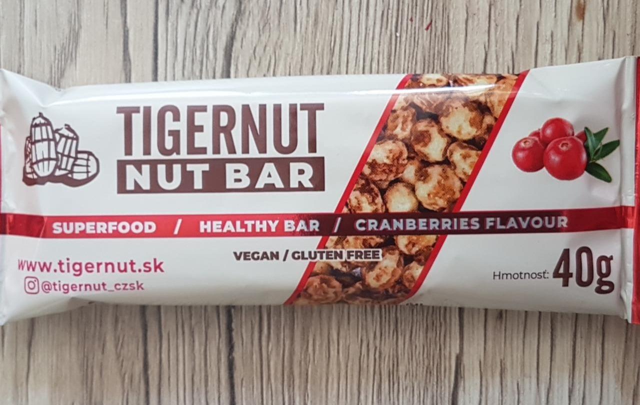 Fotografie - Tigernut Nut bar cranberries