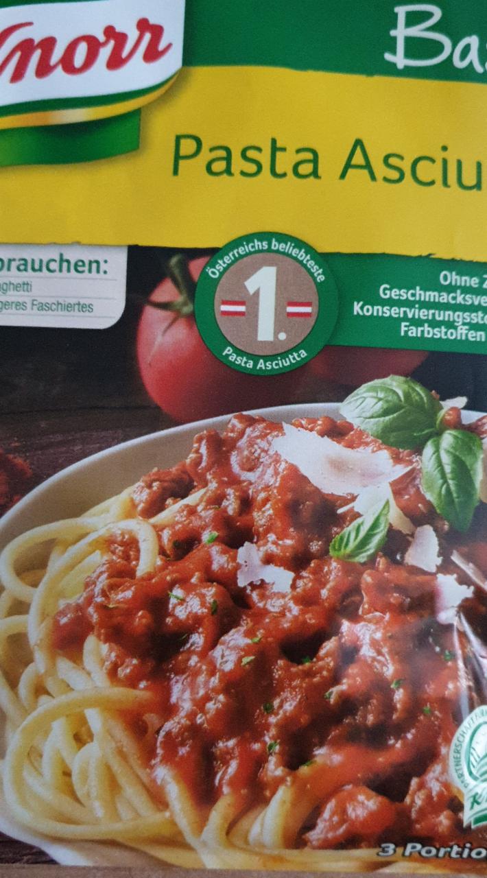 Fotografie - knorr pasta asciutta