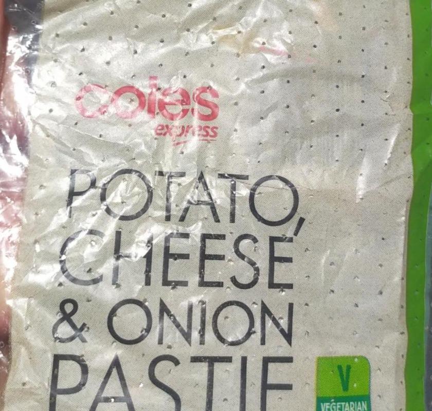 Fotografie - Potato, cheese & onion pastie Coles