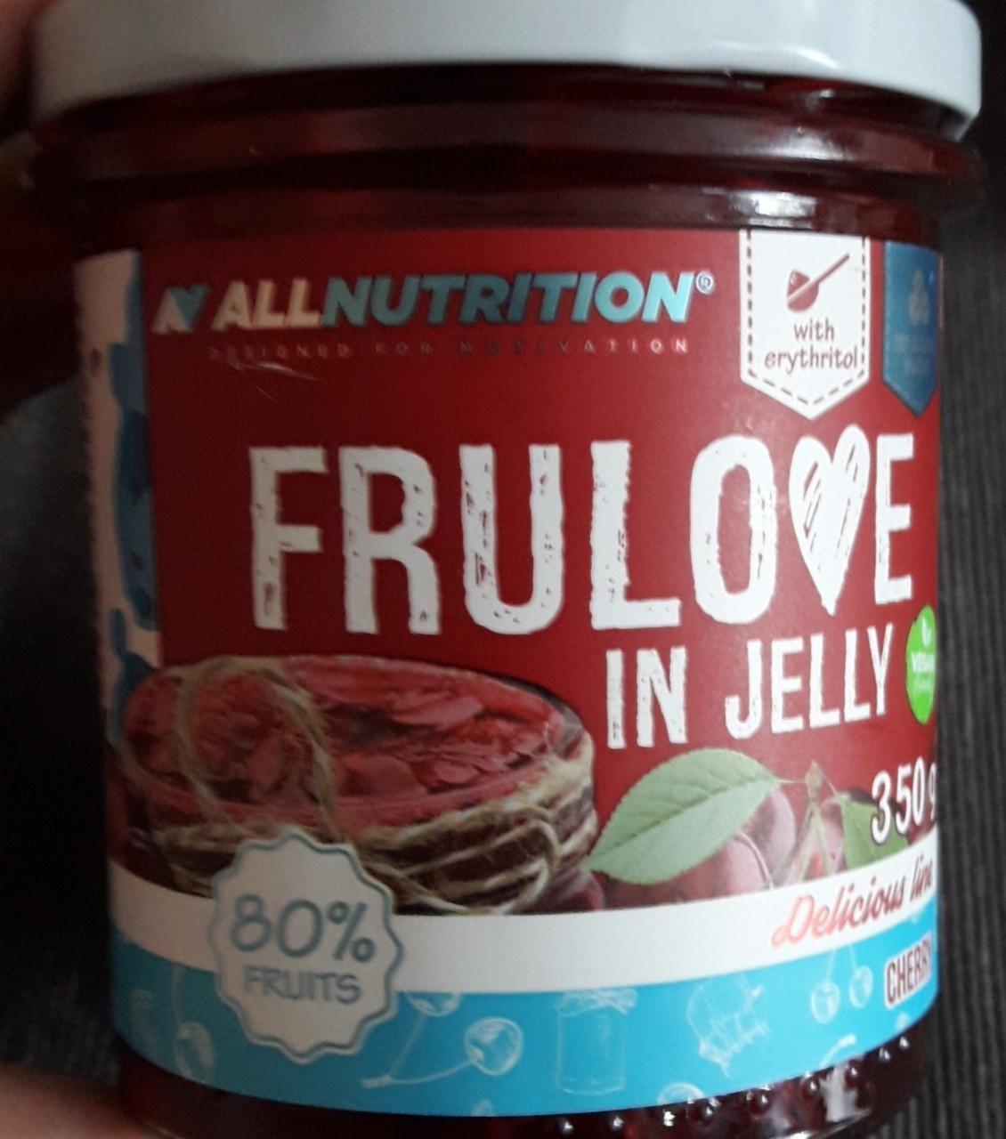 Fotografie - Frulove in jelly Cherry Allnutrition