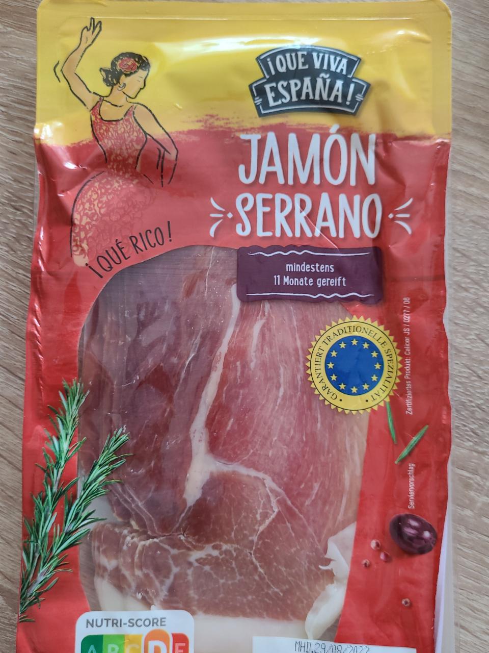 Fotografie - jamón serrano ique viva espana