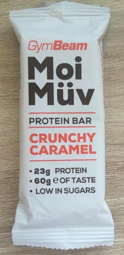 Fotografie - MoiMüv Protein Bar Crunchy Caramel GymBeam