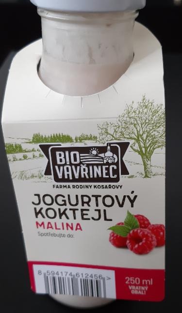 Fotografie - Bio Vavřinec Jogurtový koktejl Malina