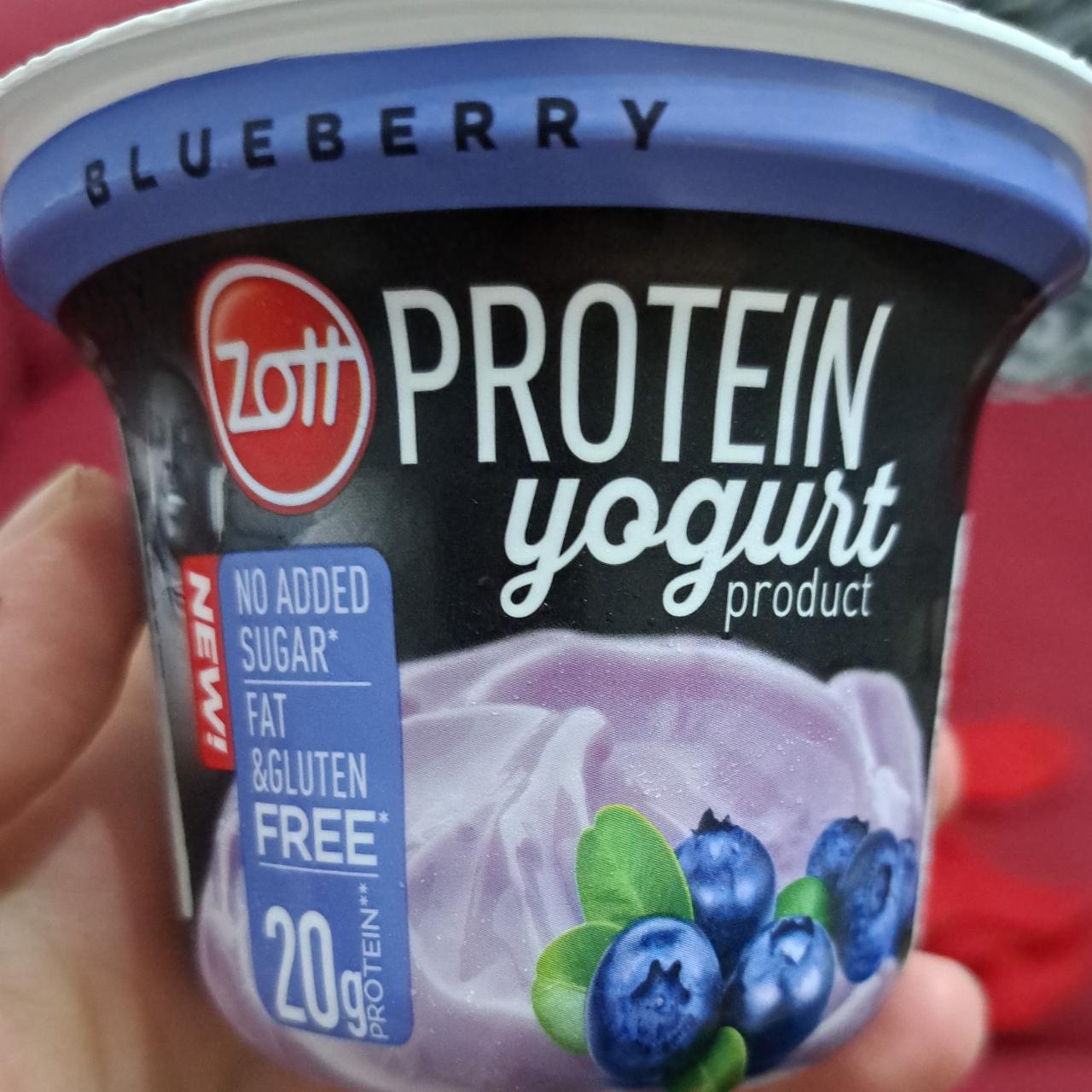 Fotografie - Protein yogurt blueberry Zott