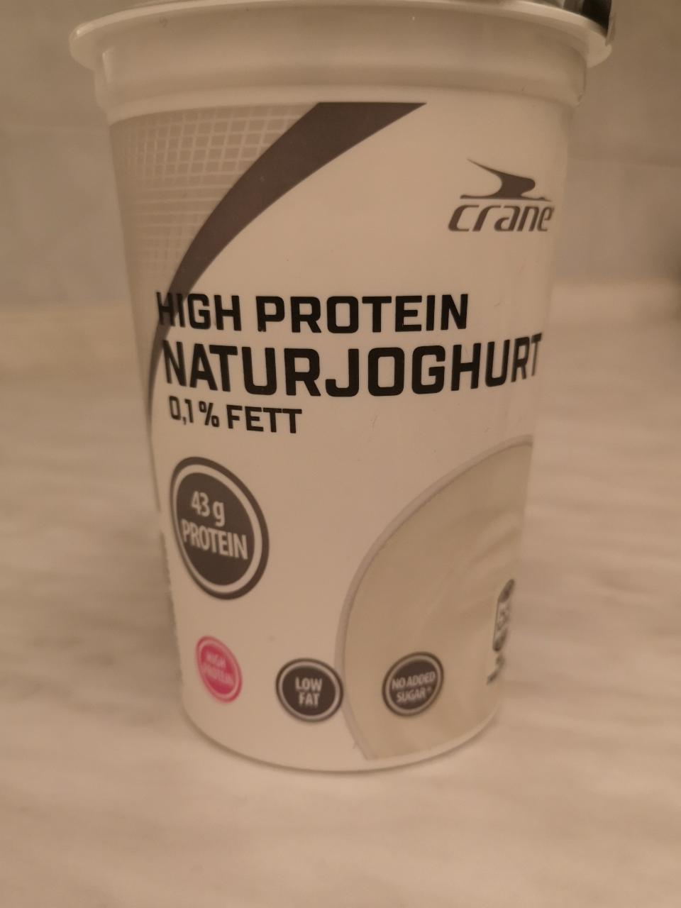 Fotografie - High Protein NaturJoghurt 0.1% fett Crane