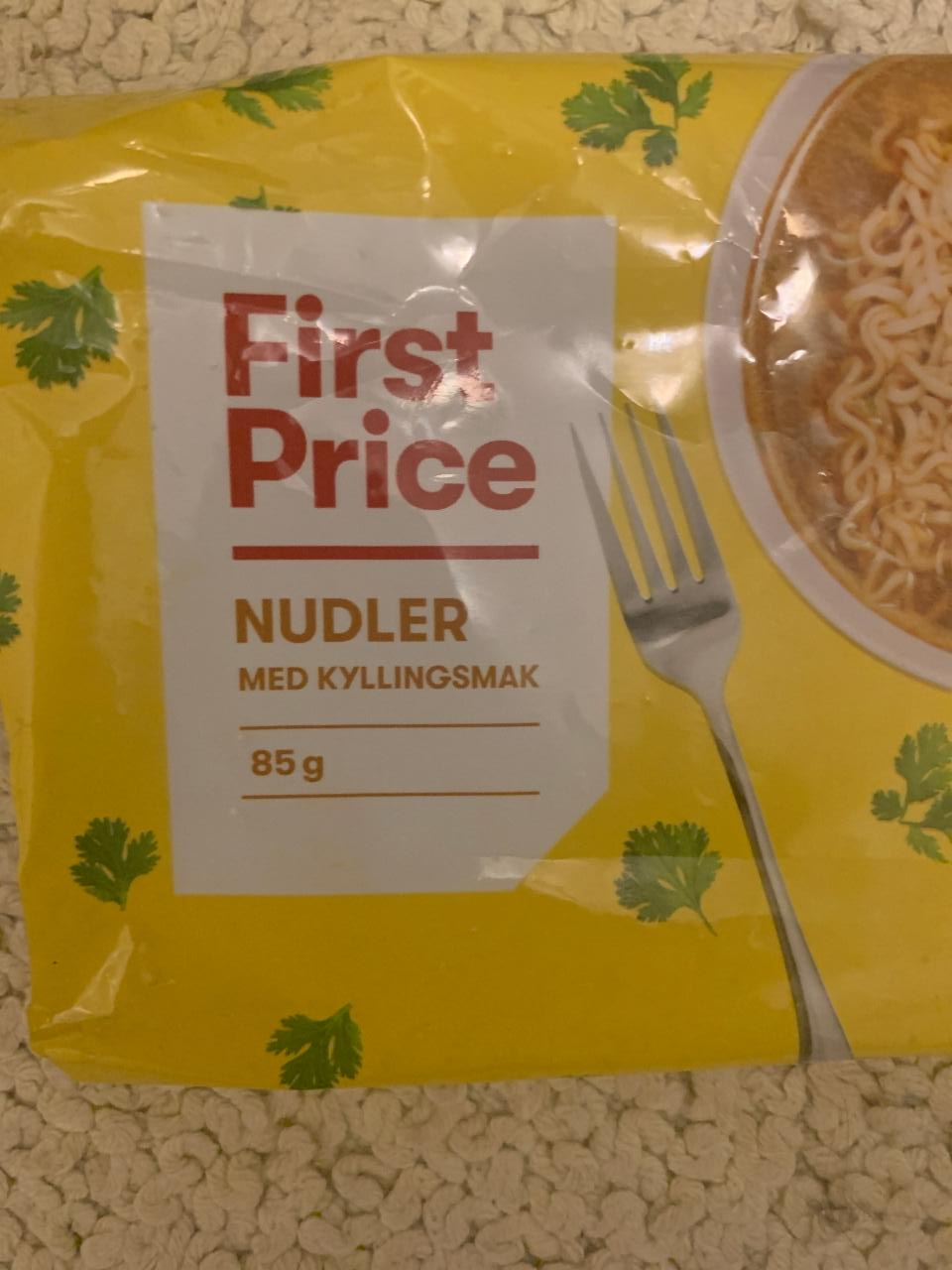 Fotografie - first price nudler med kyllingsmak