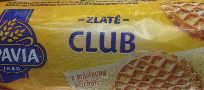 Fotografie - Opavia Zlaté Club s maslovou príchuťou