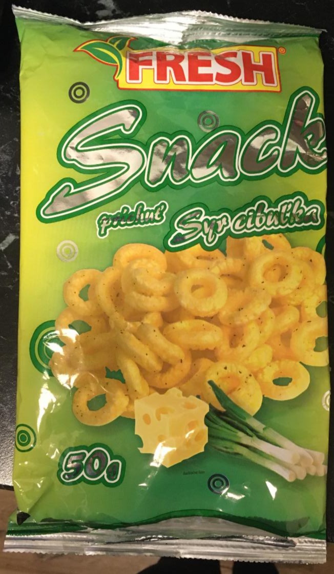 Fotografie - snack príchuť syr cibulka Fresh