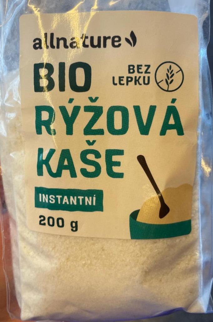 Fotografie - Rýžová kaše instantní bio Allnature