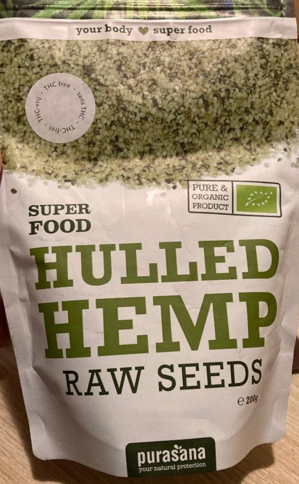 Fotografie - Hulled hemp raw seeds